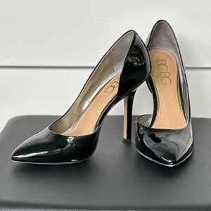 Black patent heels, Jaze, BCBG Paris